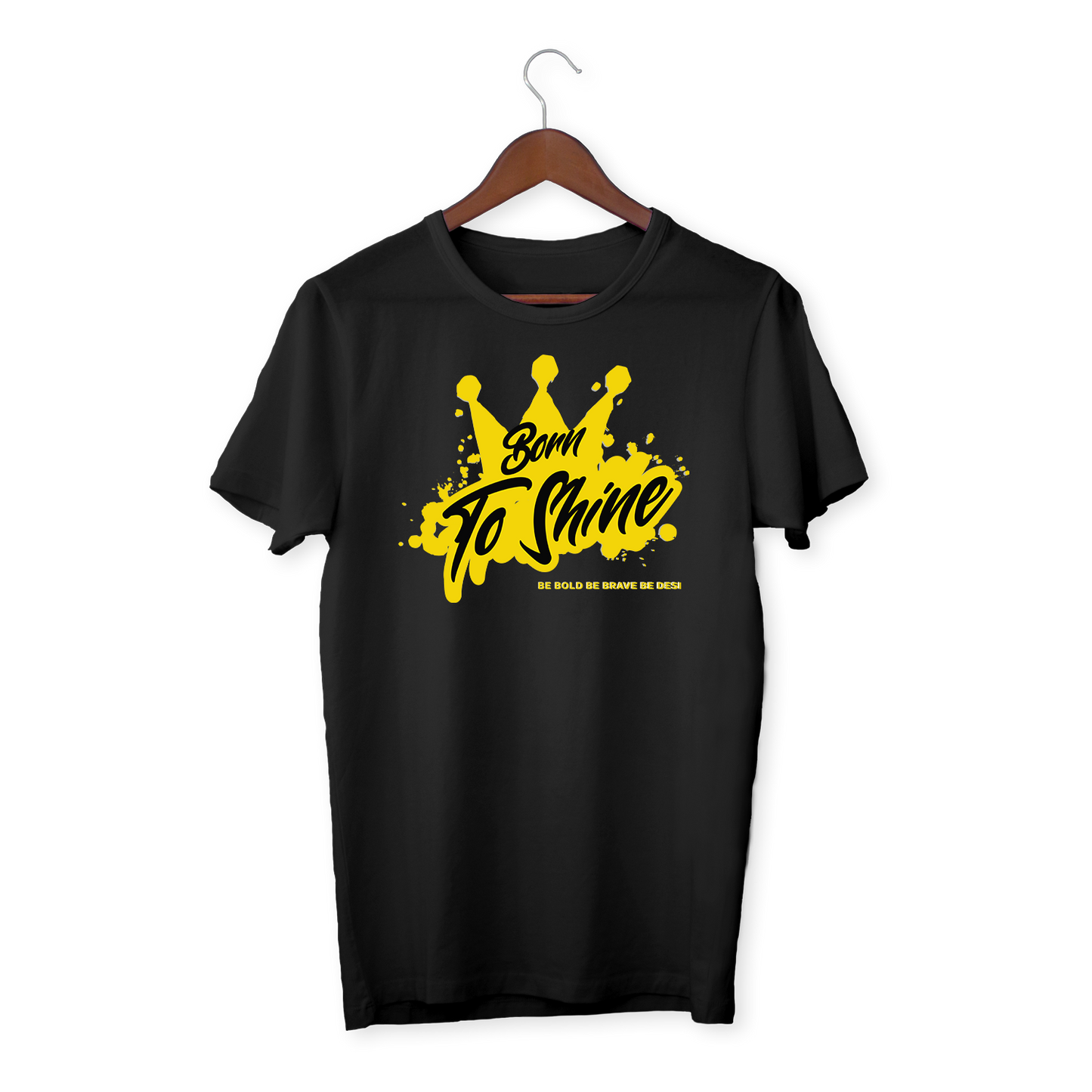 BORN TO SHINE - Unisex organic cotton t-shirt