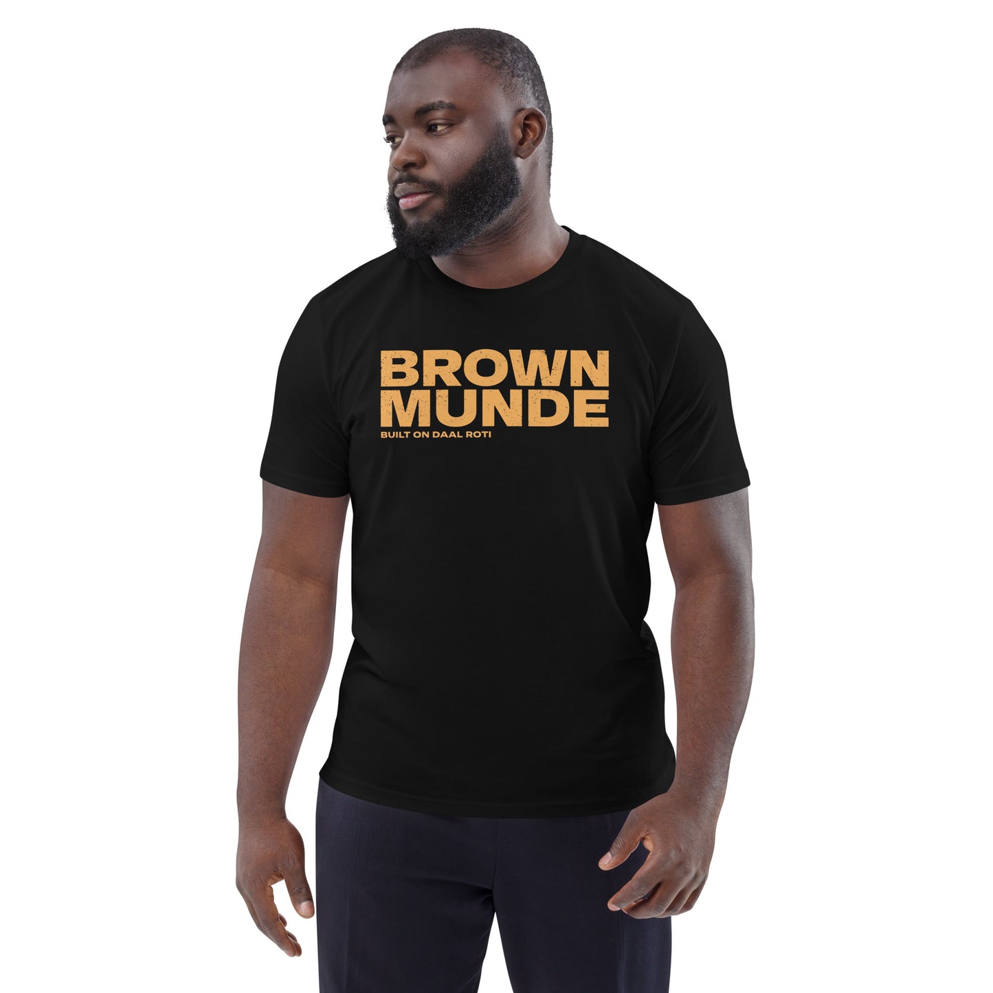 BROWN MUNDE - Unisex organic cotton t-shirt