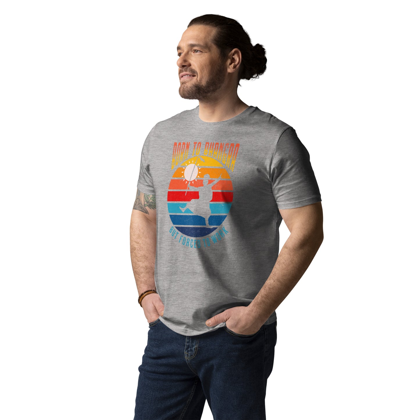 BORN TO BHANGRA - Unisex organic cotton t-shirt