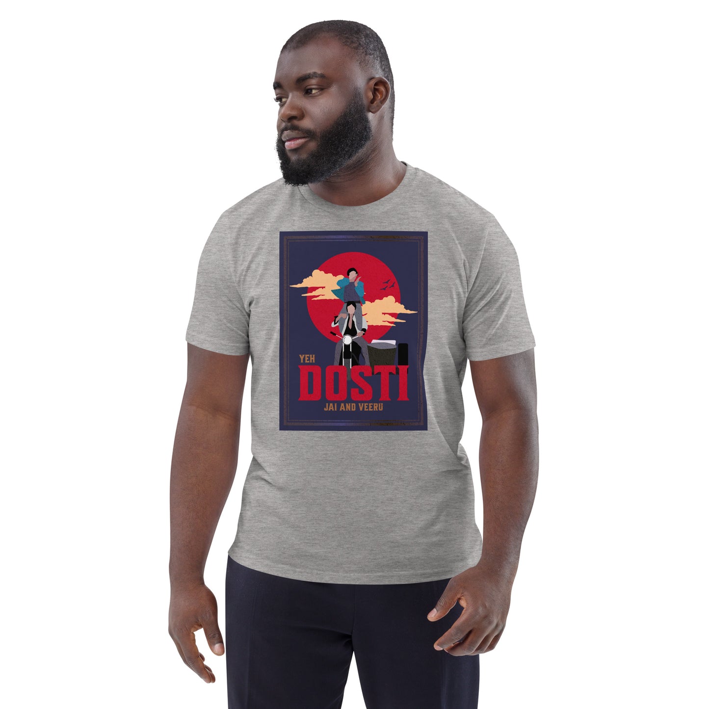 Yeh Dosti Jai & Veeru Unisex organic cotton t-shirt