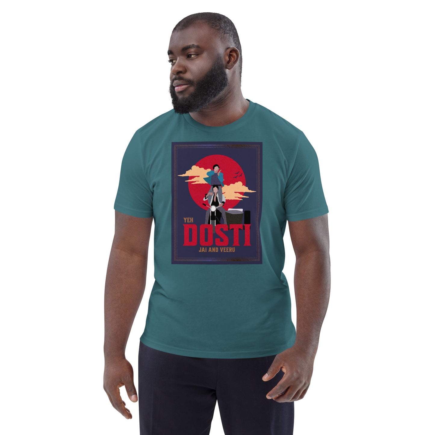 Yeh Dosti Jai & Veeru Unisex organic cotton t-shirt