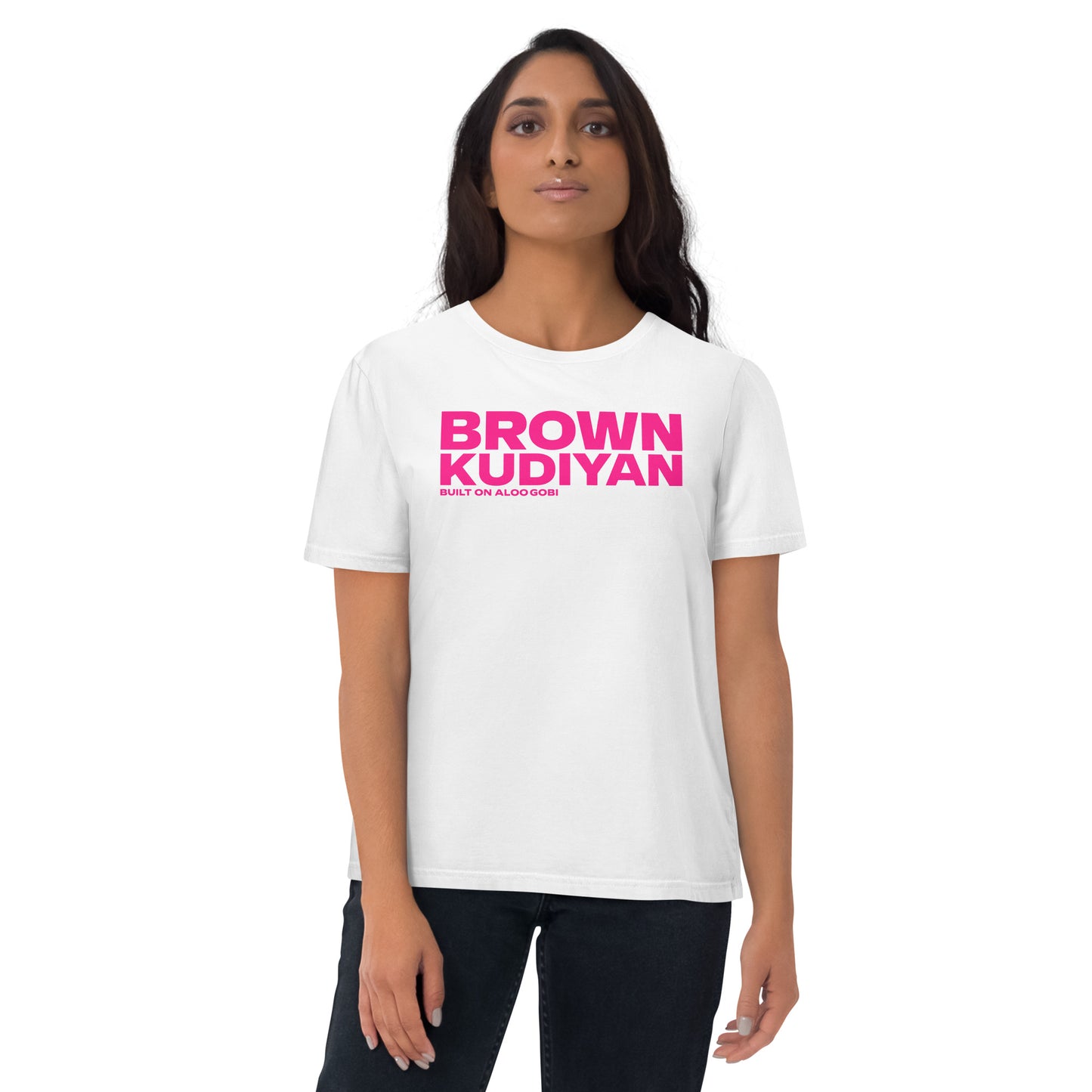 BROWN KUDIYAN - Unisex organic cotton t-shirt
