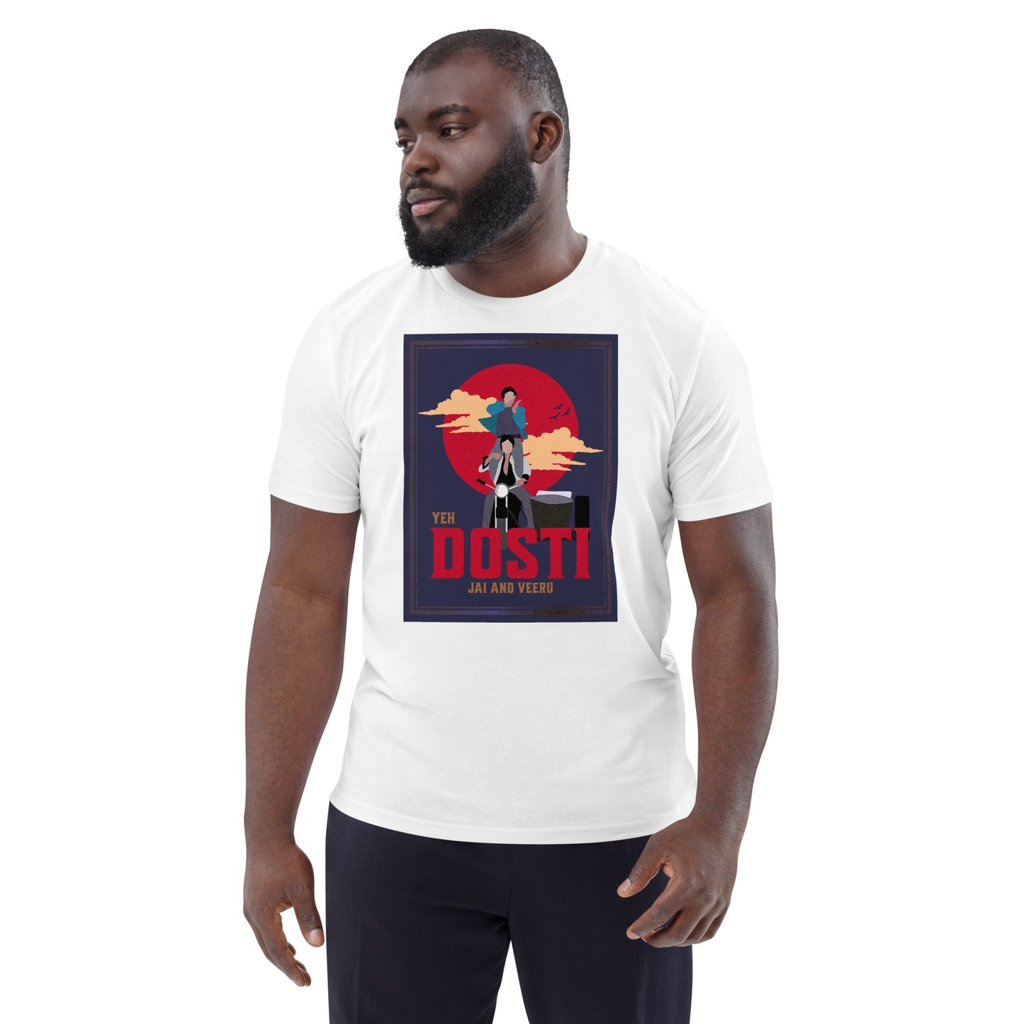 Yeh Dosti Jai & Veeru Unisex organic cotton t-shirt