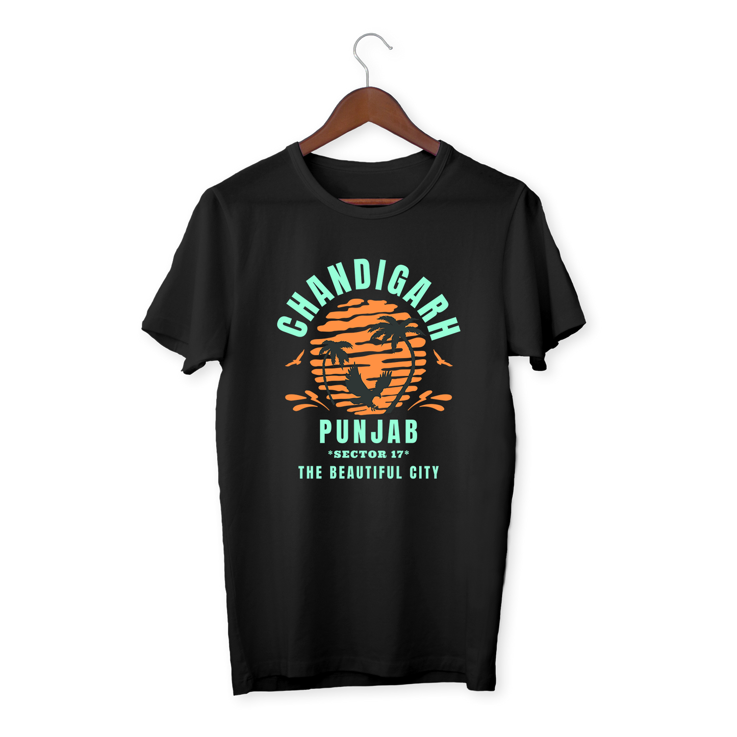 Chandigarh Punjab Unisex organic cotton t-shirt