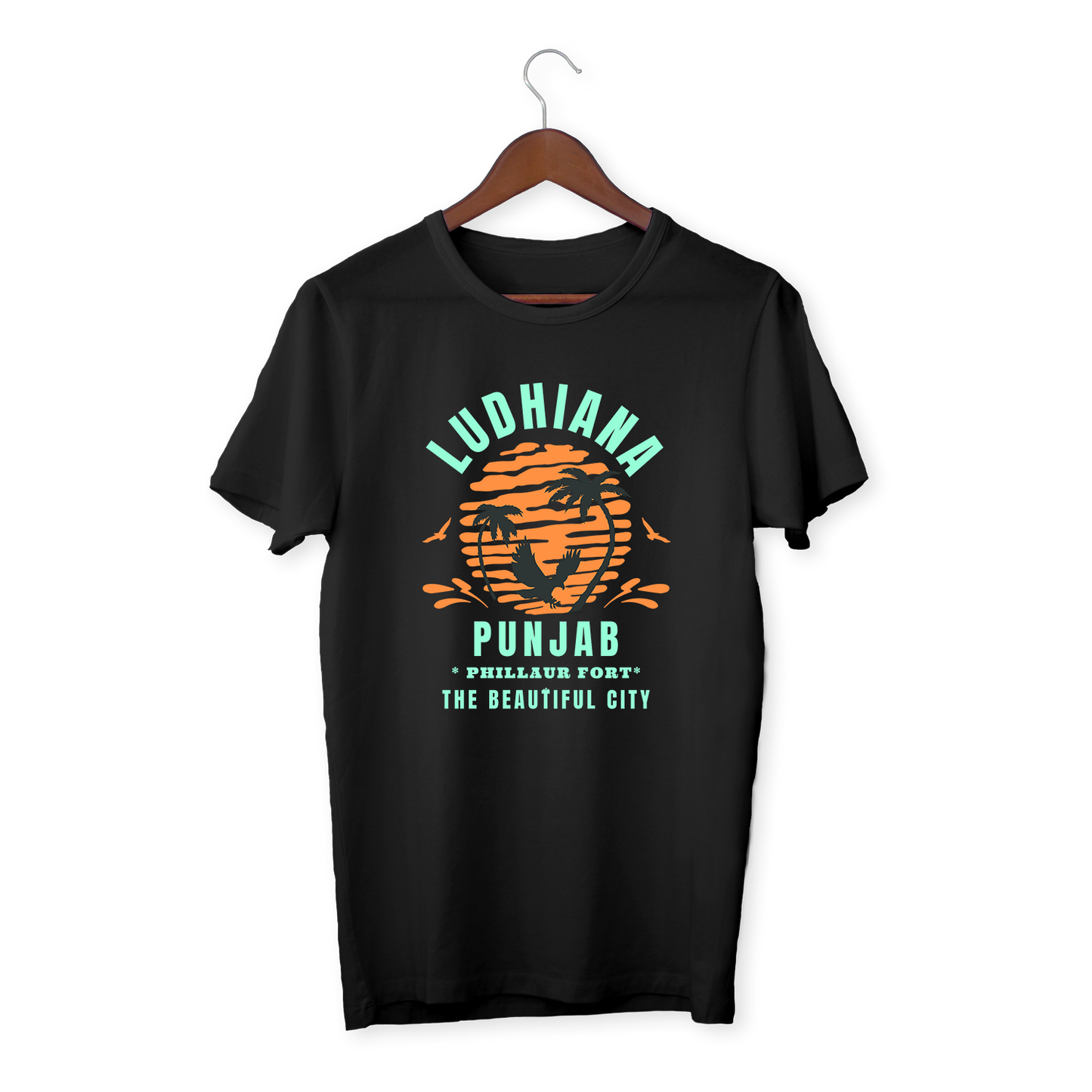 Ludhiana Punjab Unisex organic cotton t-shirt