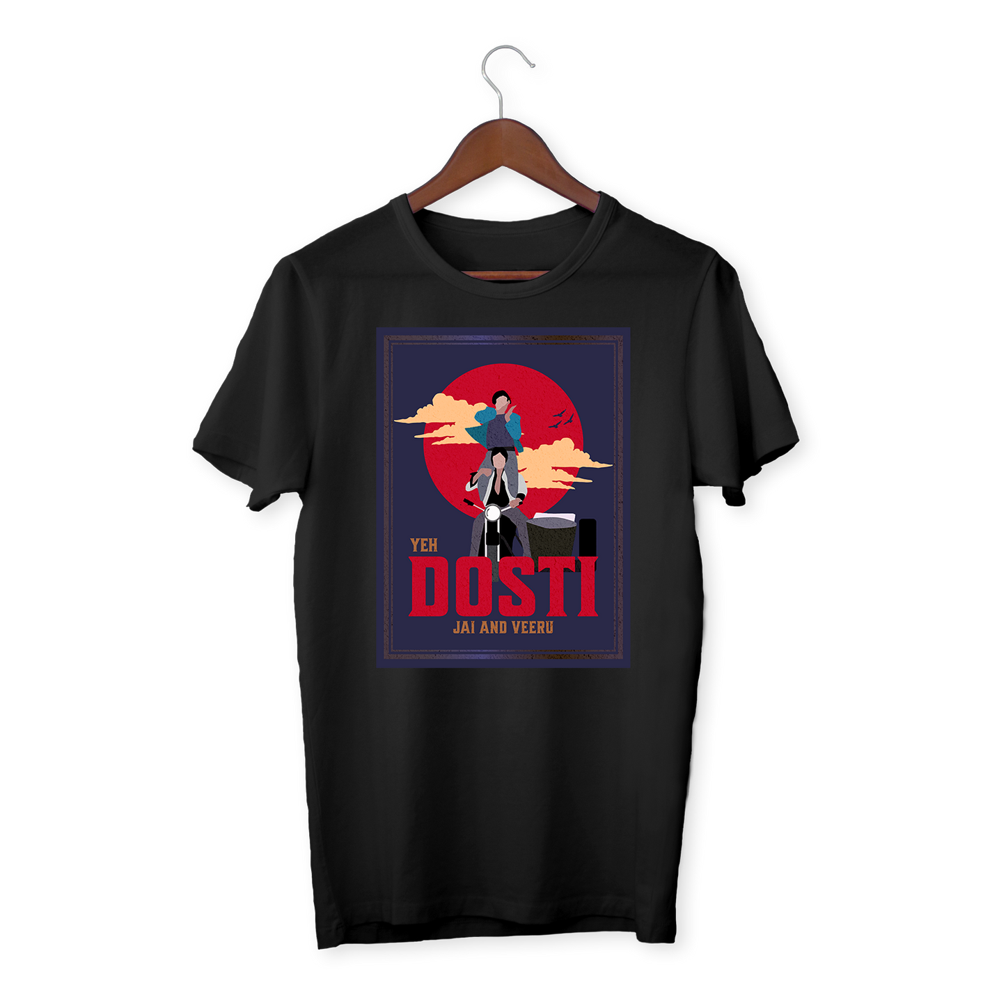 Yeh Dosti Jai & Veeru Unisex organic cotton t-shirt