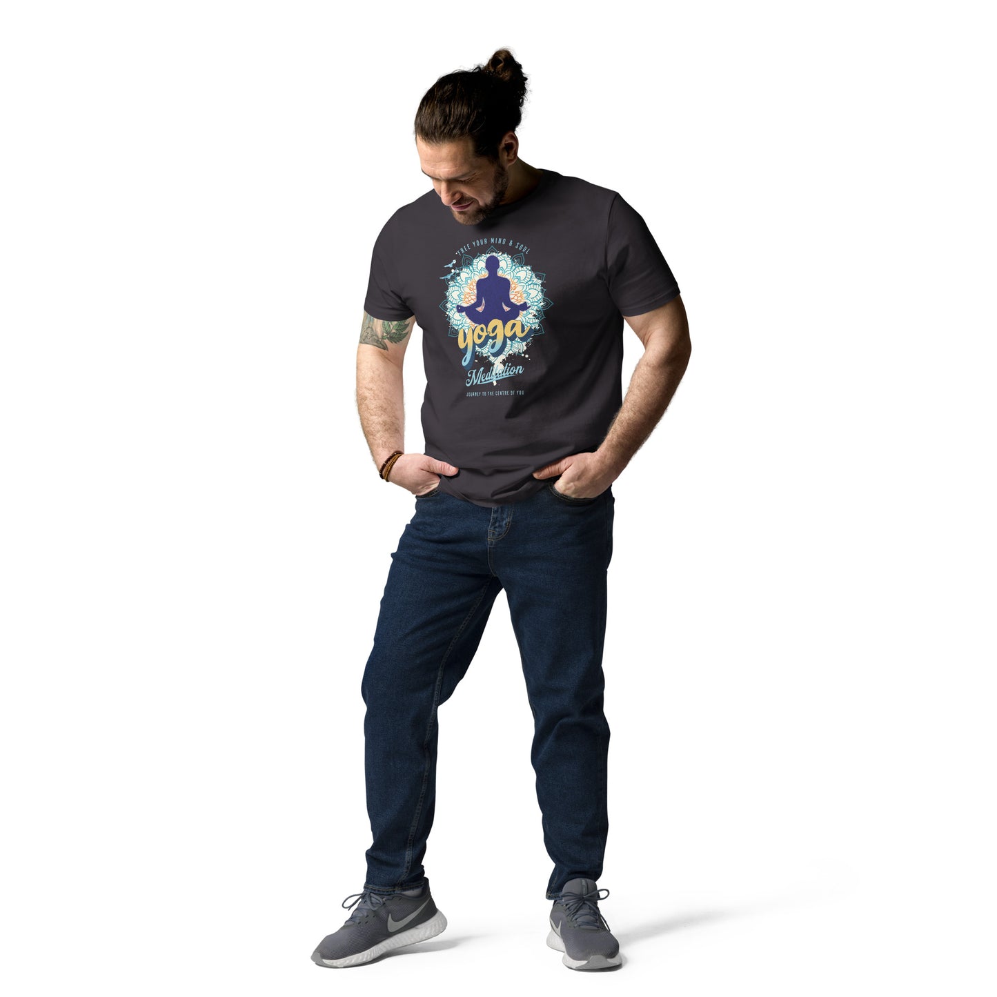 Yoga Meditation Unisex organic cotton t-shirt