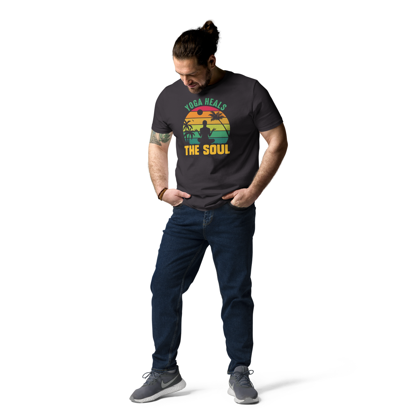 Yoga Heals The Soul Unisex organic cotton t-shirt