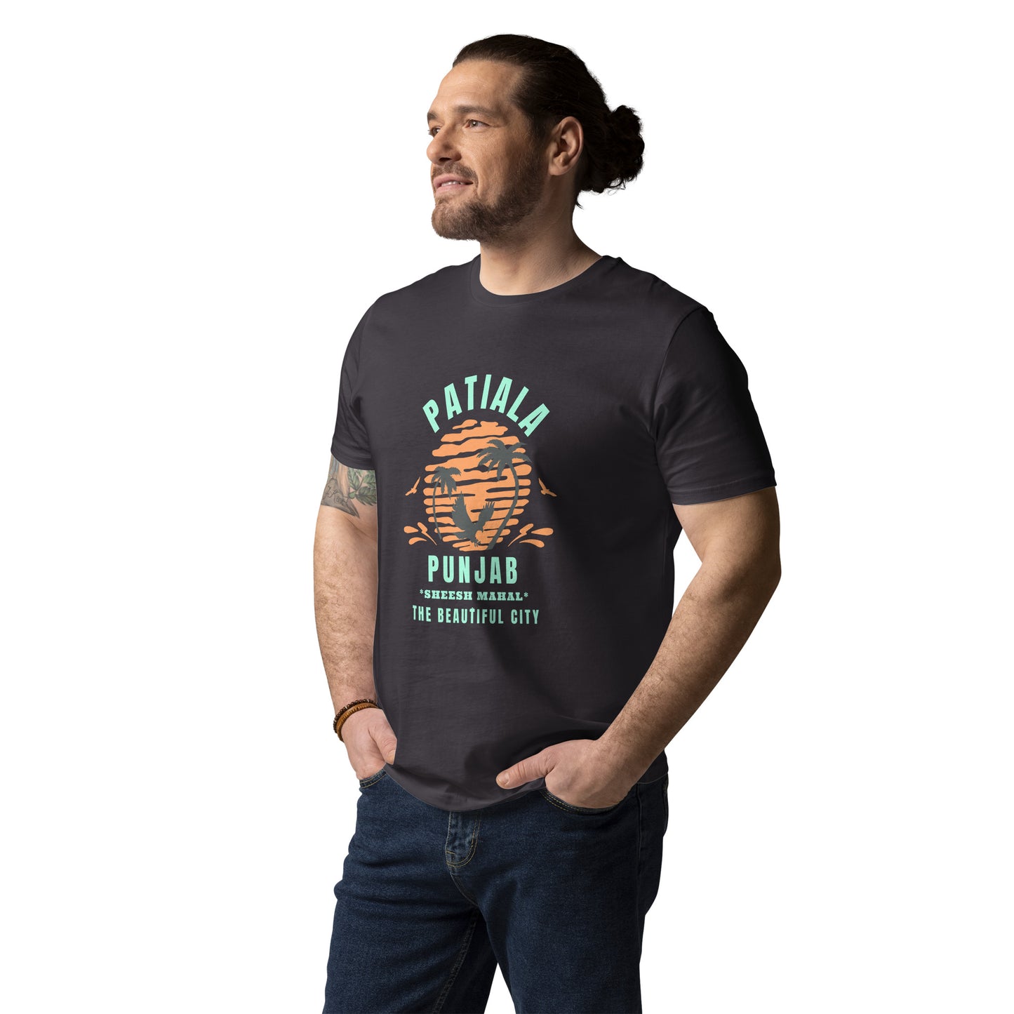 Patiala Punjab Unisex organic cotton t-shirt