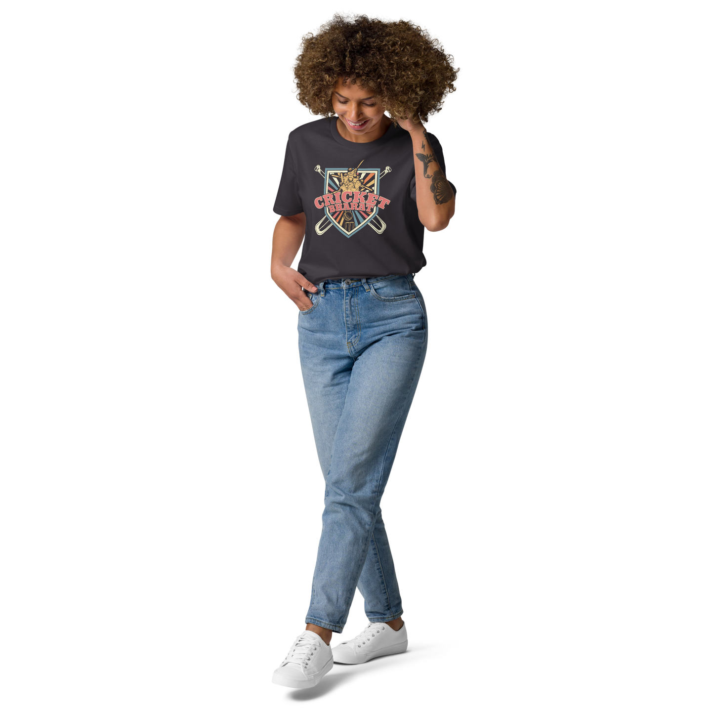 Cricket Bharat Unisex organic cotton t-shirt