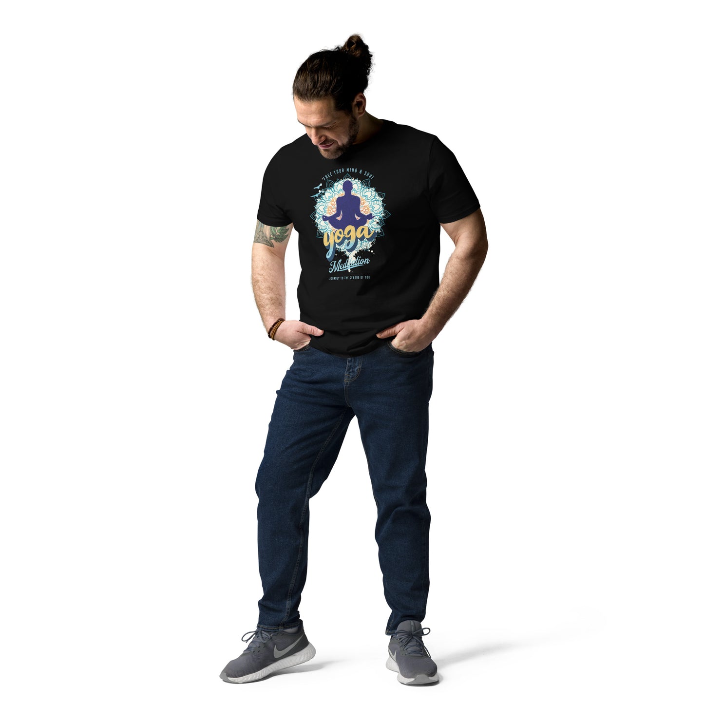 Yoga Meditation Unisex organic cotton t-shirt
