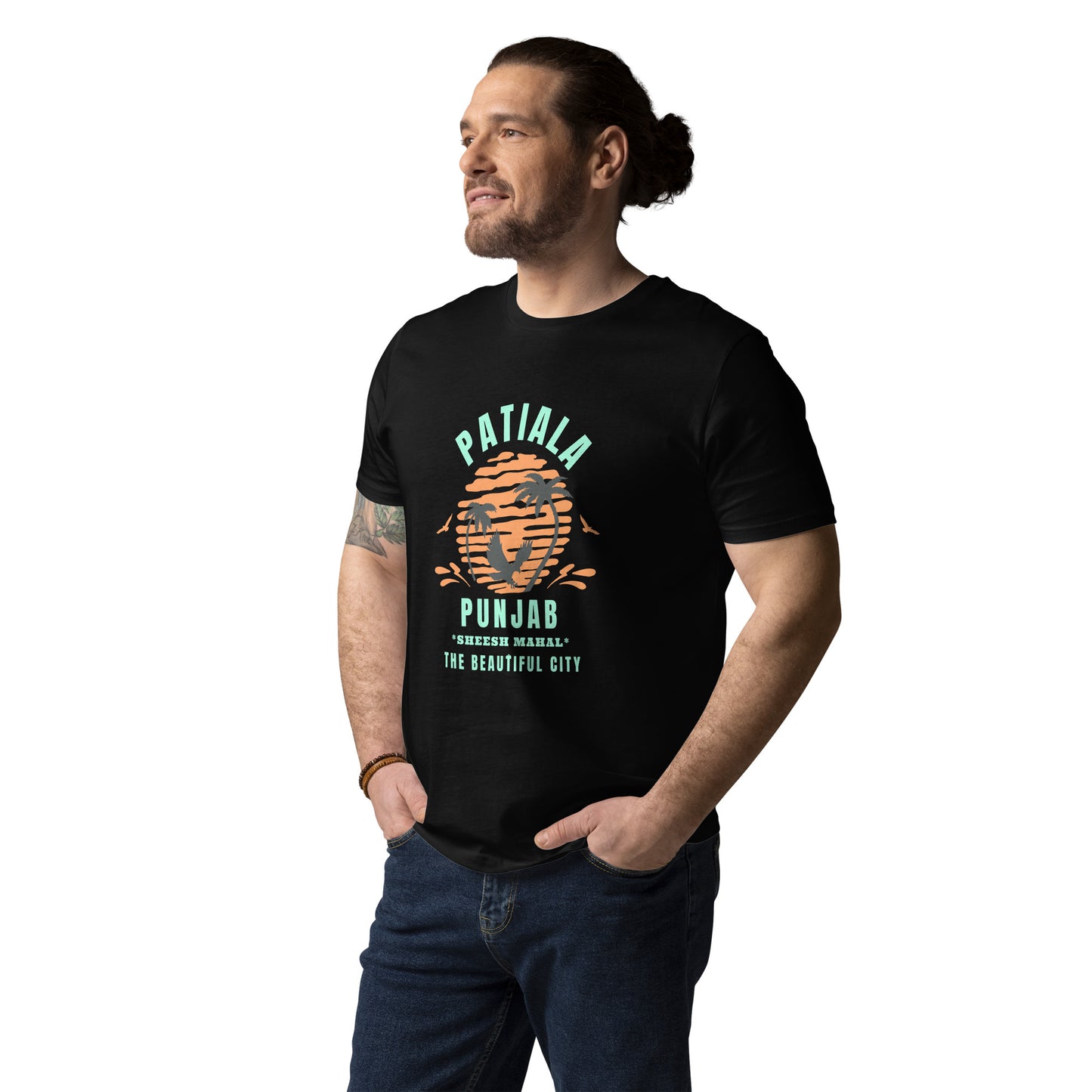Patiala Punjab Unisex organic cotton t-shirt