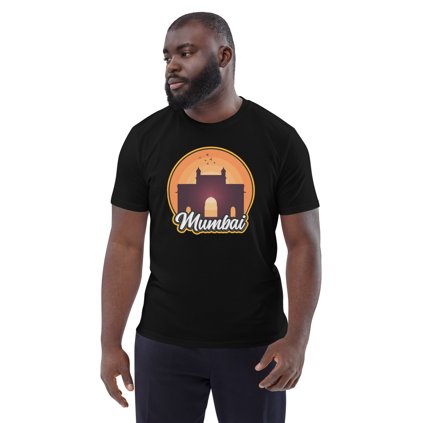 Mumbai - Unisex organic cotton t-shirt