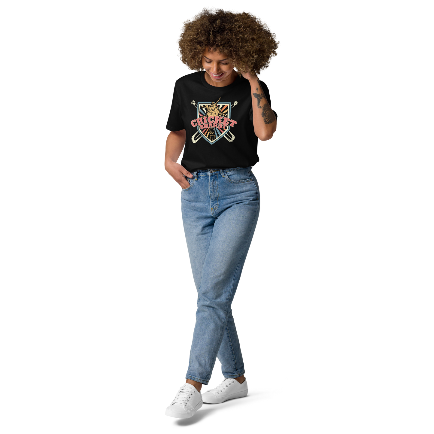 Cricket Bharat Unisex organic cotton t-shirt