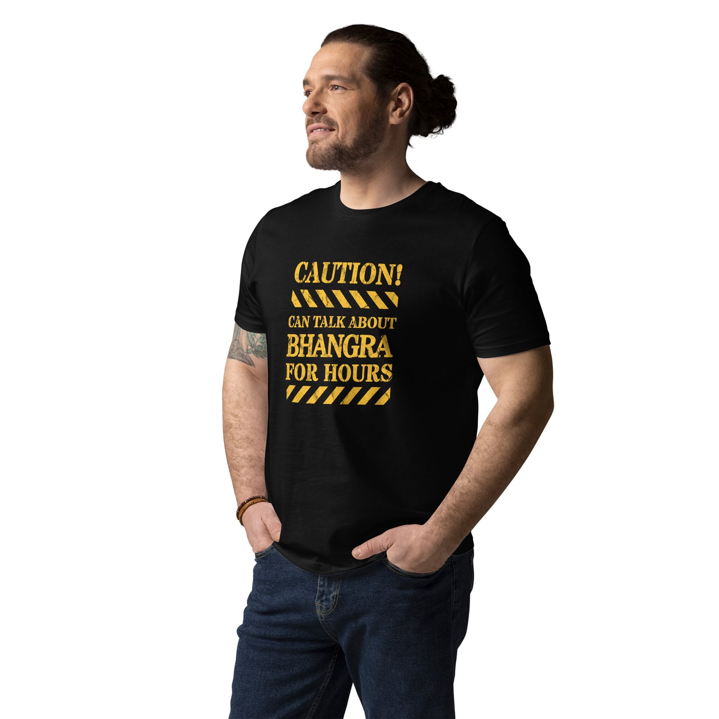 TALK BHANGRA Unisex organic cotton t-shirt