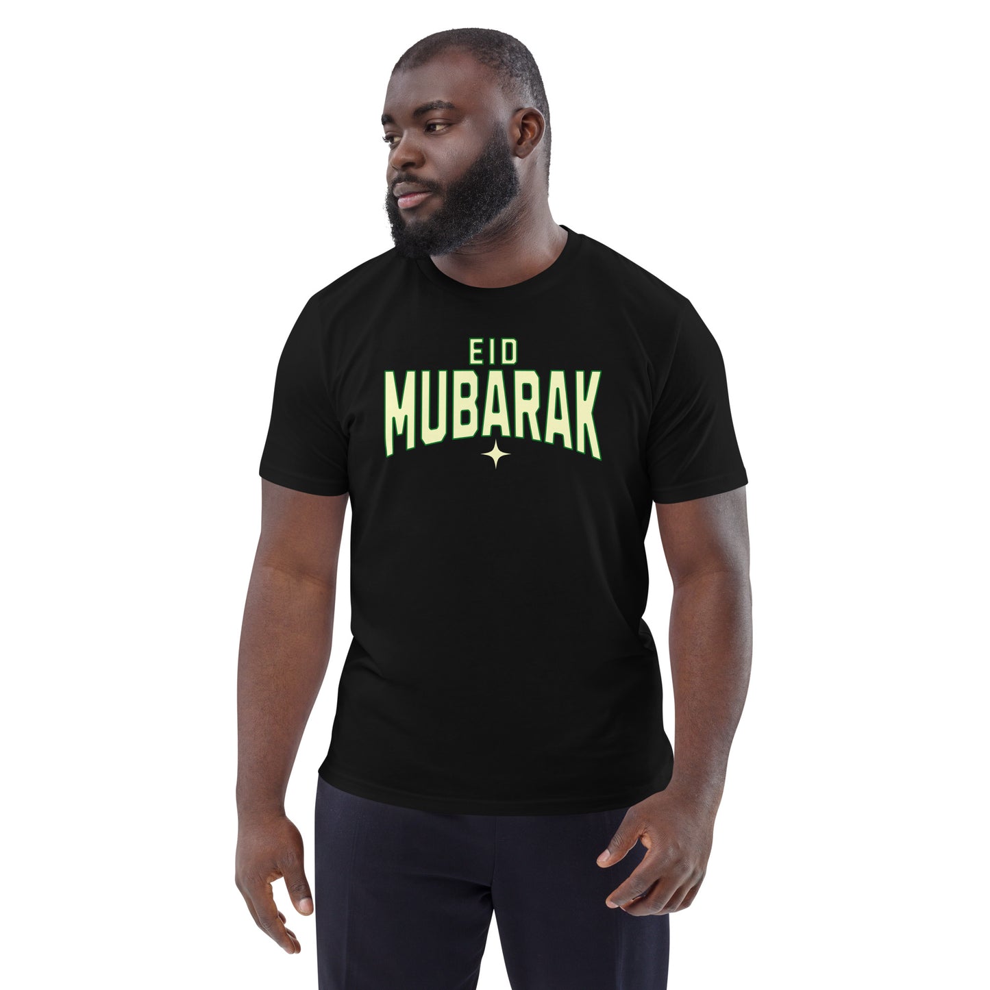EID MUBARAK Unisex organic cotton t-shirt