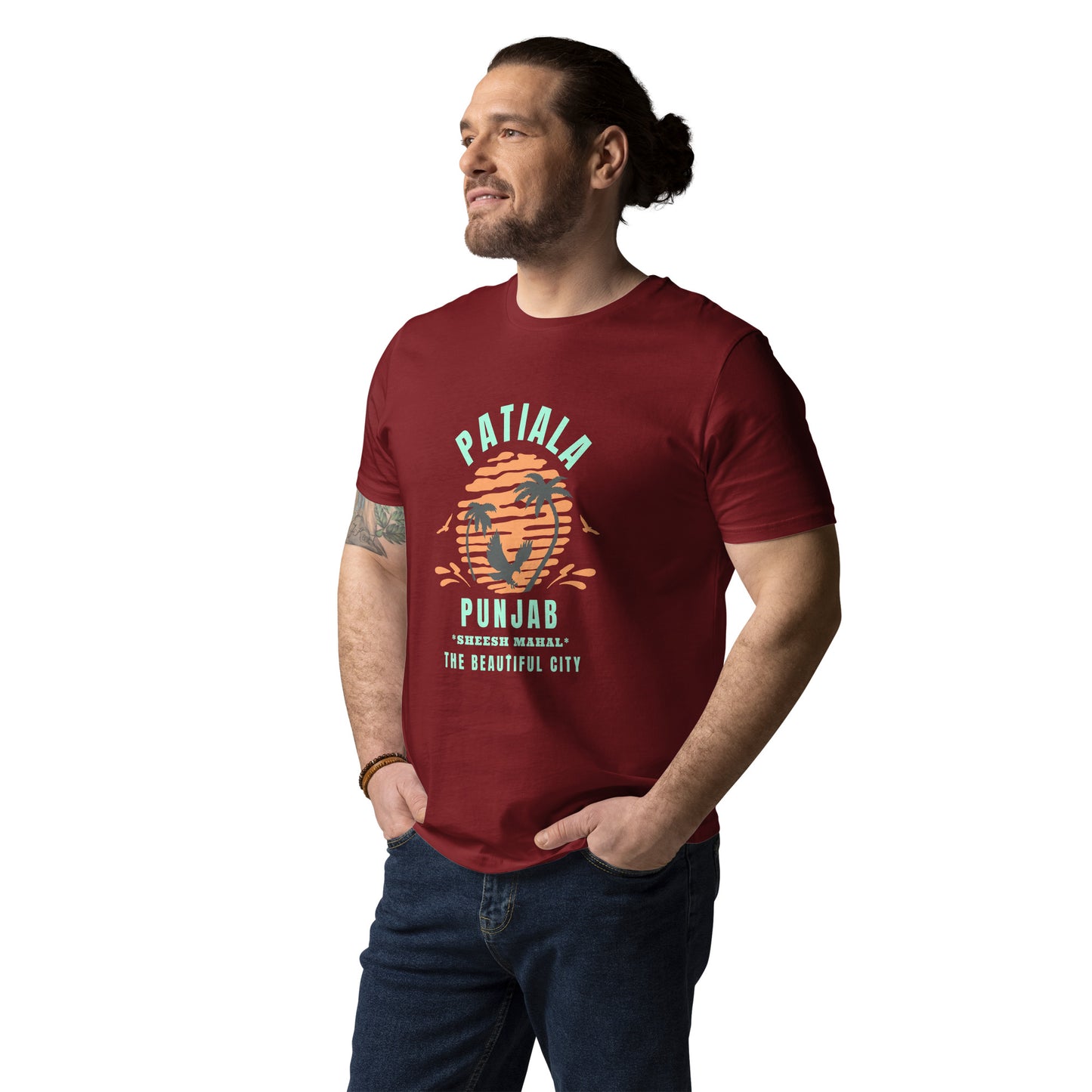 Patiala Punjab Unisex organic cotton t-shirt