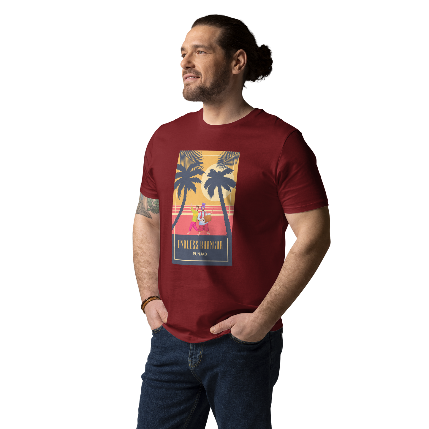 Endless Bhangra Unisex organic cotton t-shirt