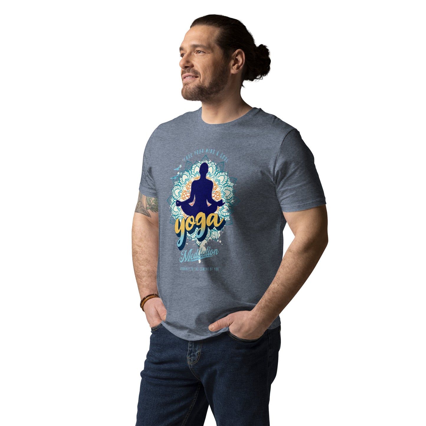 Yoga Meditation Unisex organic cotton t-shirt