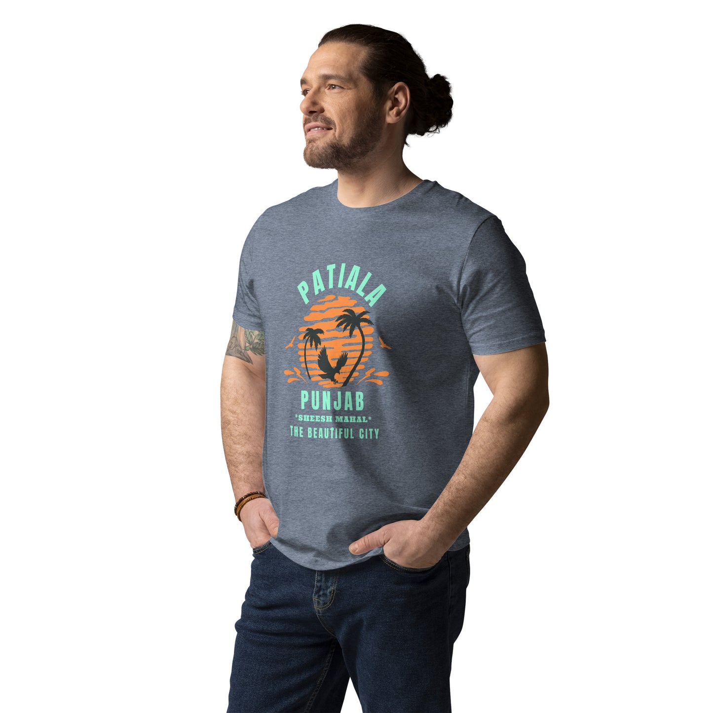 Patiala Punjab Unisex organic cotton t-shirt