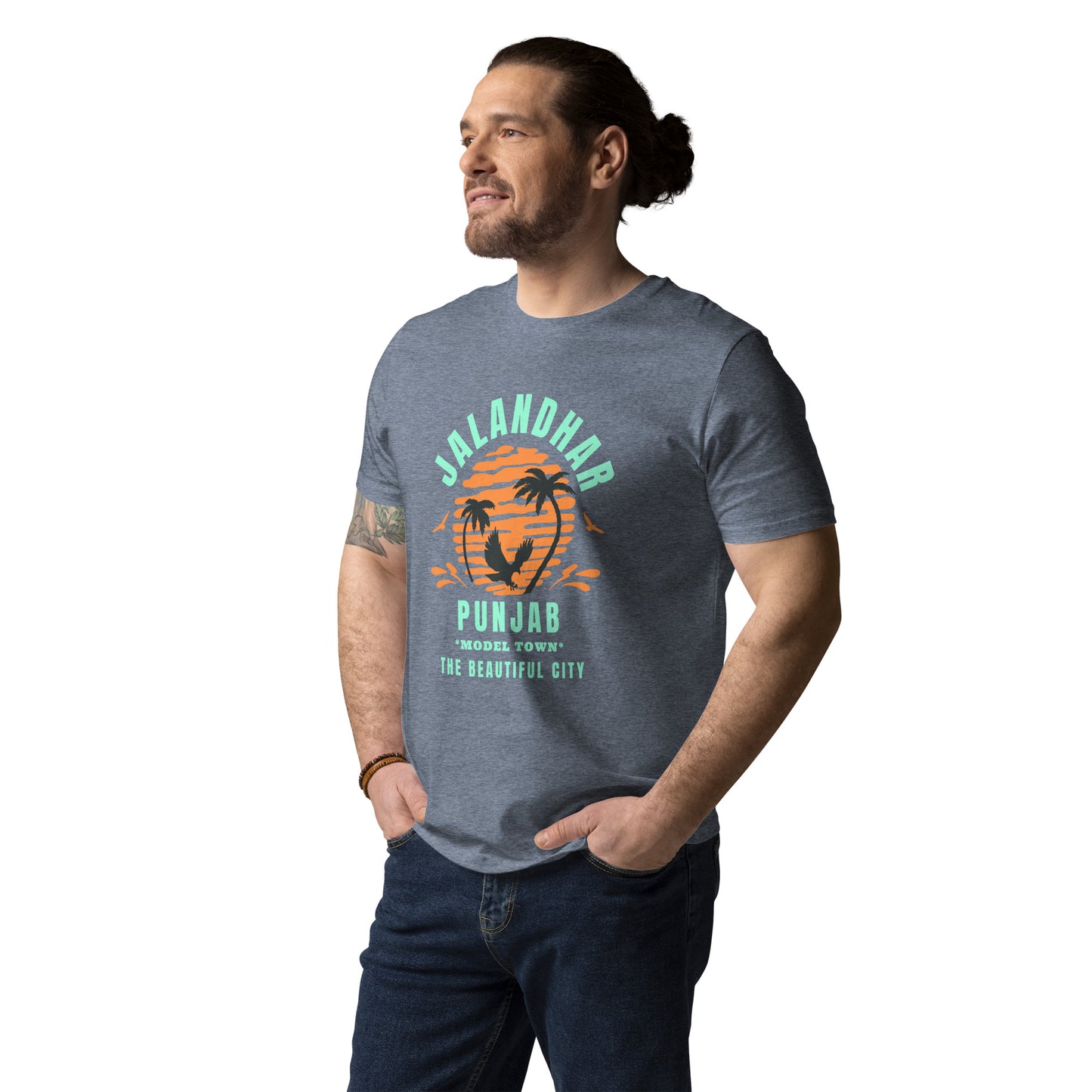 Jalandhar Punjab Unisex organic cotton t-shirt