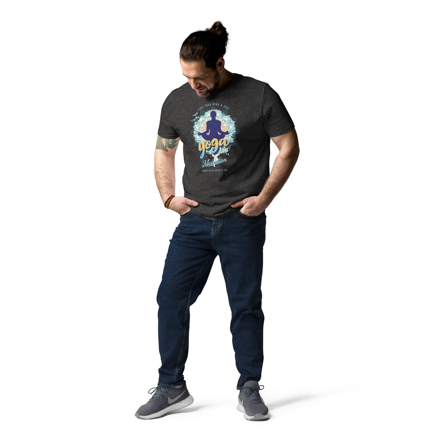 Yoga Meditation Unisex organic cotton t-shirt