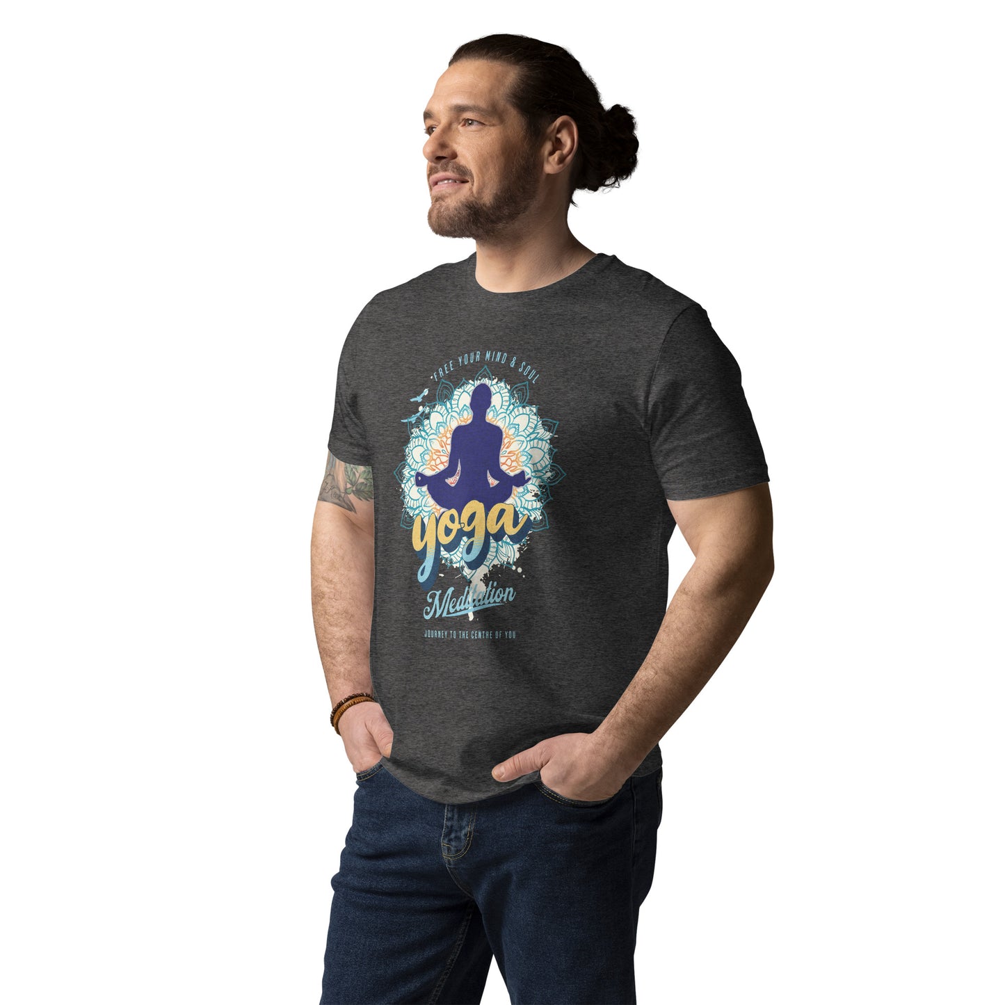 Yoga Meditation Unisex organic cotton t-shirt