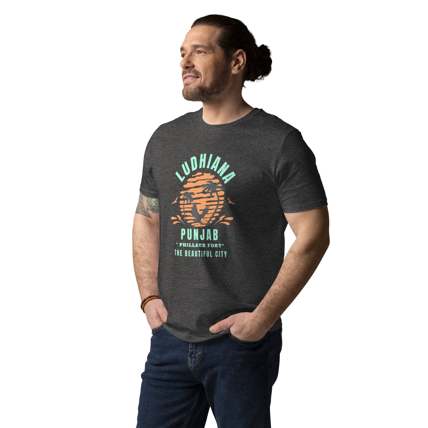 Ludhiana Punjab Unisex organic cotton t-shirt