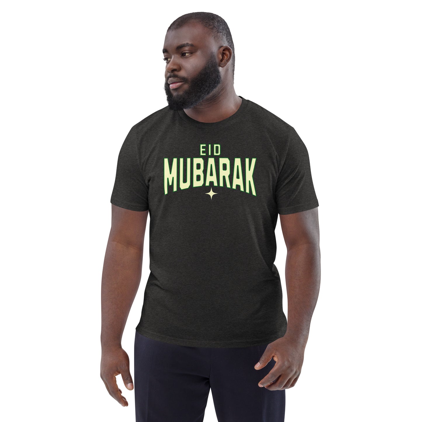 EID MUBARAK Unisex organic cotton t-shirt