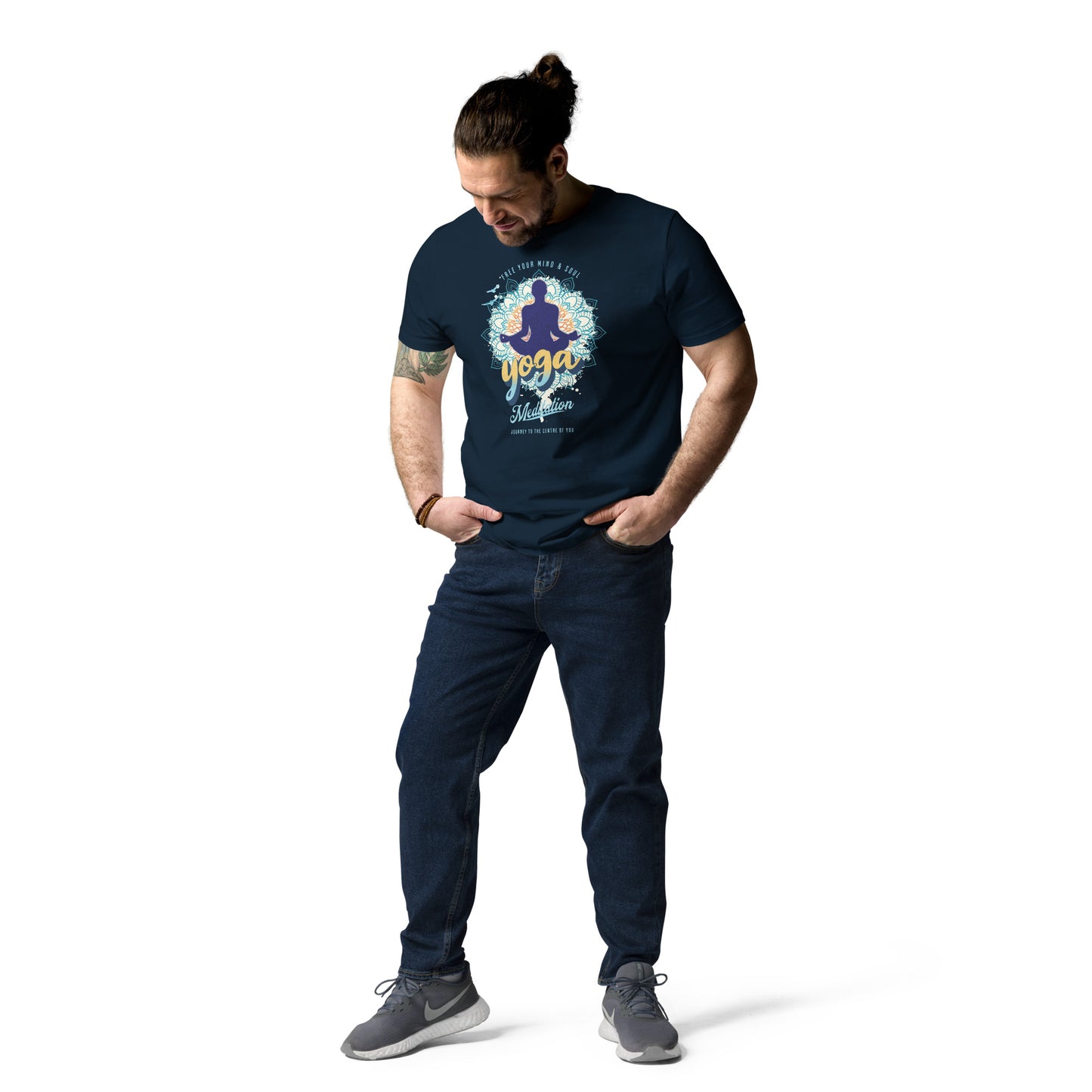 Yoga Meditation Unisex organic cotton t-shirt