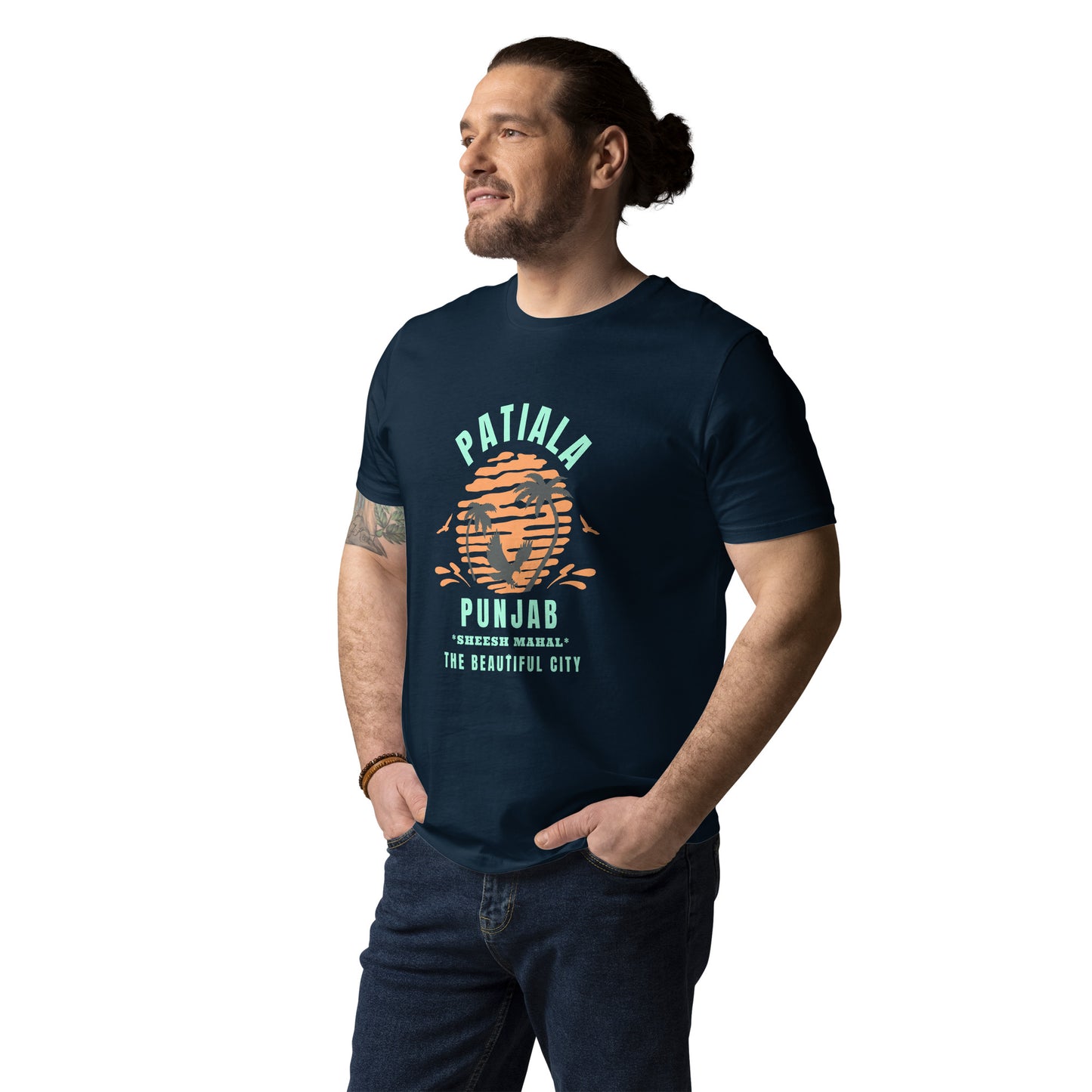 Patiala Punjab Unisex organic cotton t-shirt