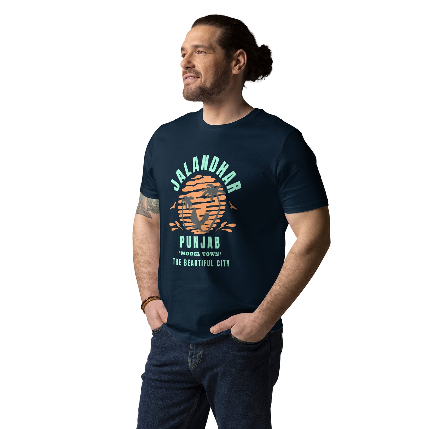 Jalandhar Punjab Unisex organic cotton t-shirt