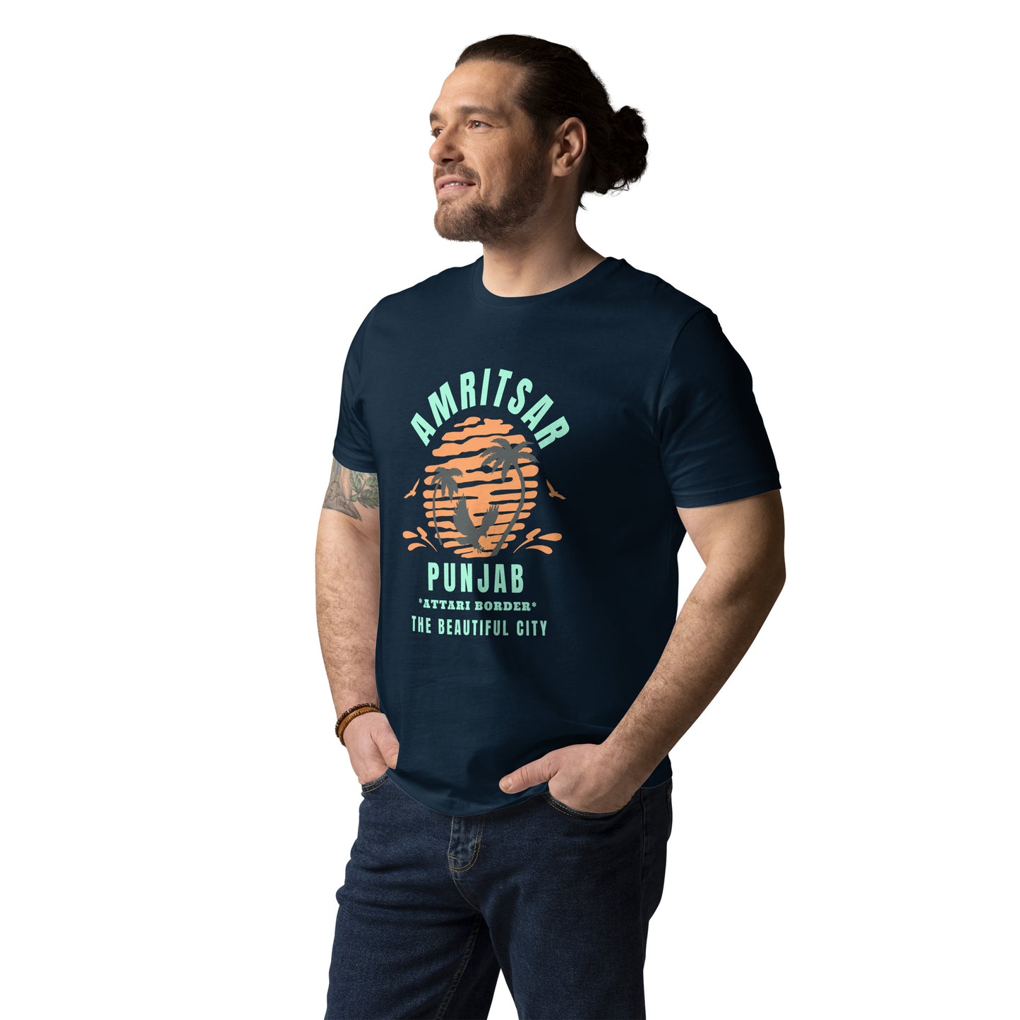 Amritsar Punjab Unisex organic cotton t-shirt