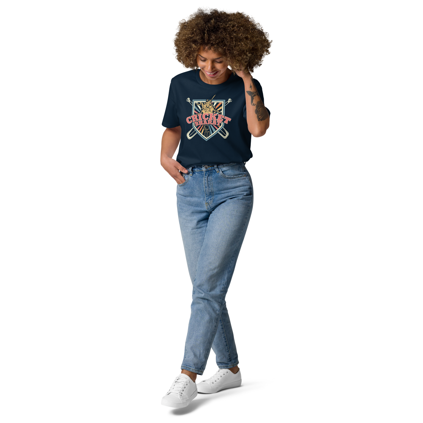 Cricket Bharat Unisex organic cotton t-shirt