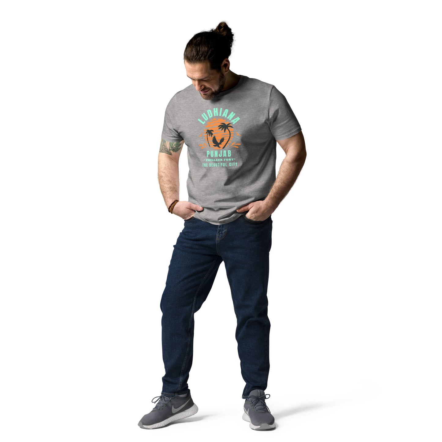 Ludhiana Punjab Unisex organic cotton t-shirt