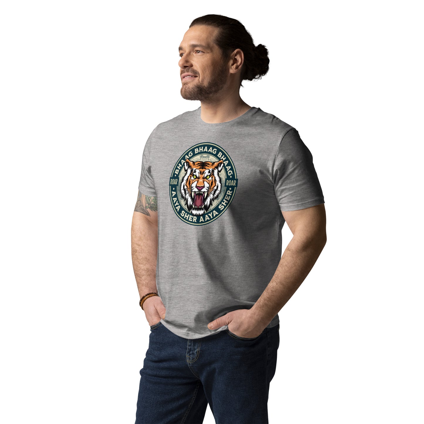 Sher Aaya Sher Unisex organic cotton t-shirt
