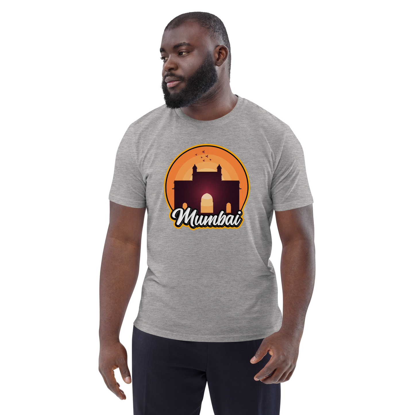 Mumbai - Unisex organic cotton t-shirt