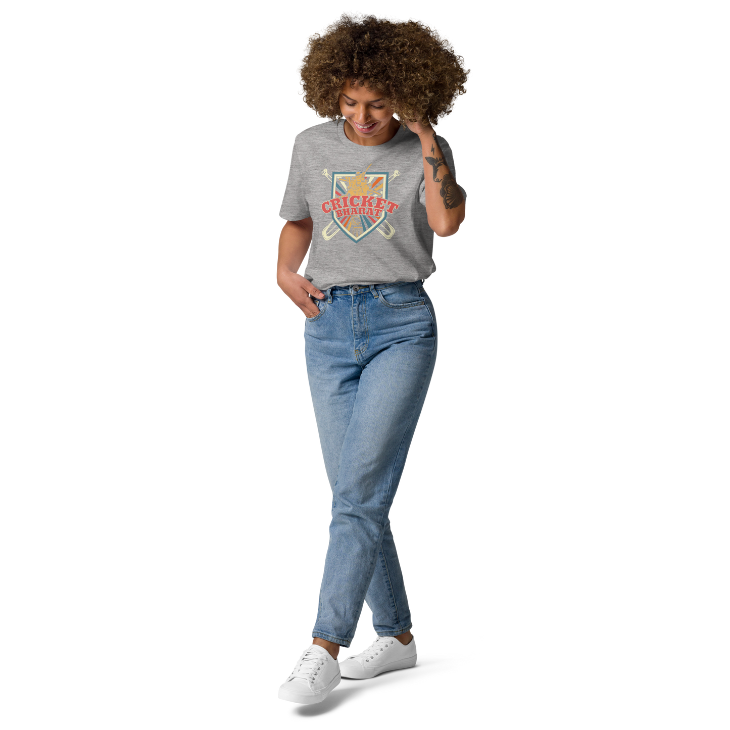 Cricket Bharat Unisex organic cotton t-shirt