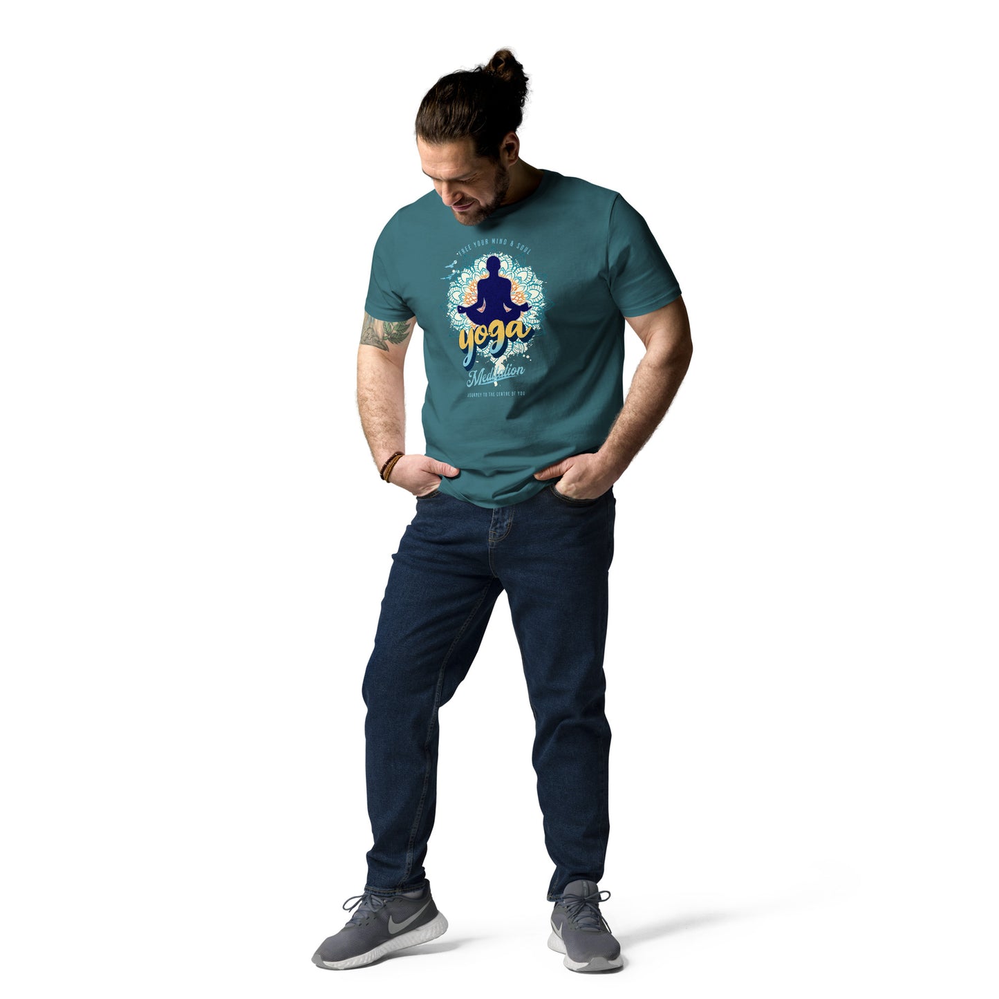 Yoga Meditation Unisex organic cotton t-shirt