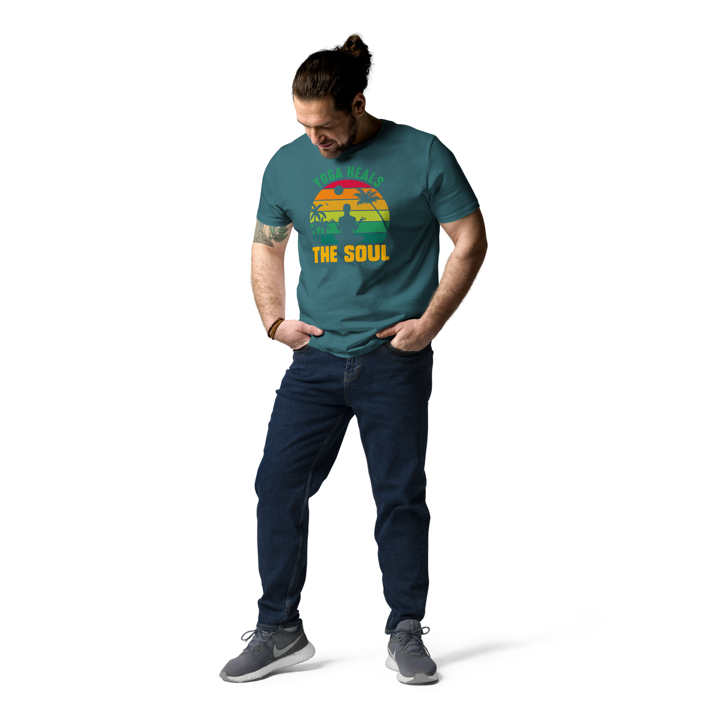Yoga Heals The Soul Unisex organic cotton t-shirt