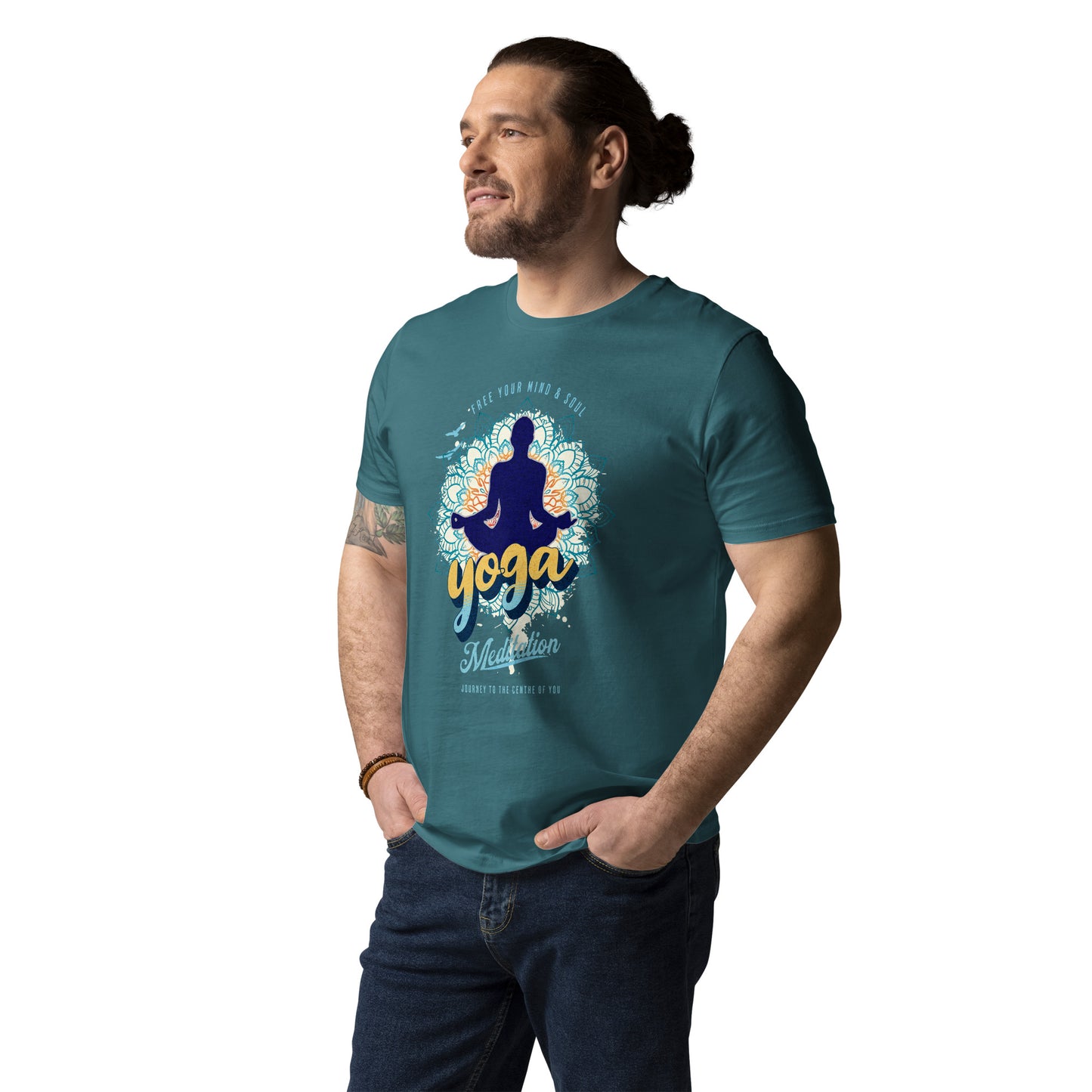 Yoga Meditation Unisex organic cotton t-shirt