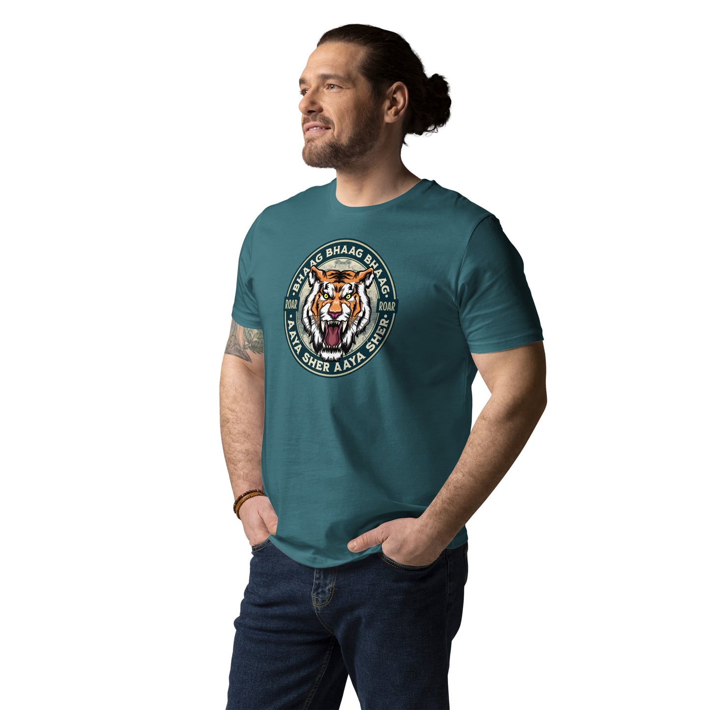 Sher Aaya Sher Unisex organic cotton t-shirt