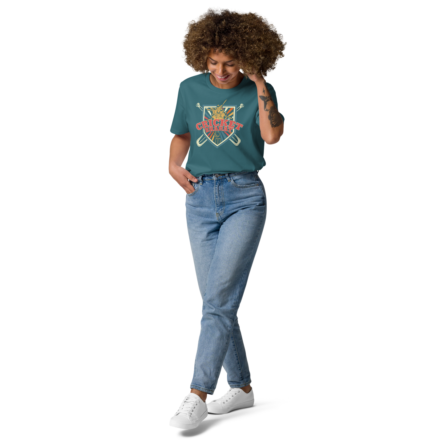 Cricket Bharat Unisex organic cotton t-shirt