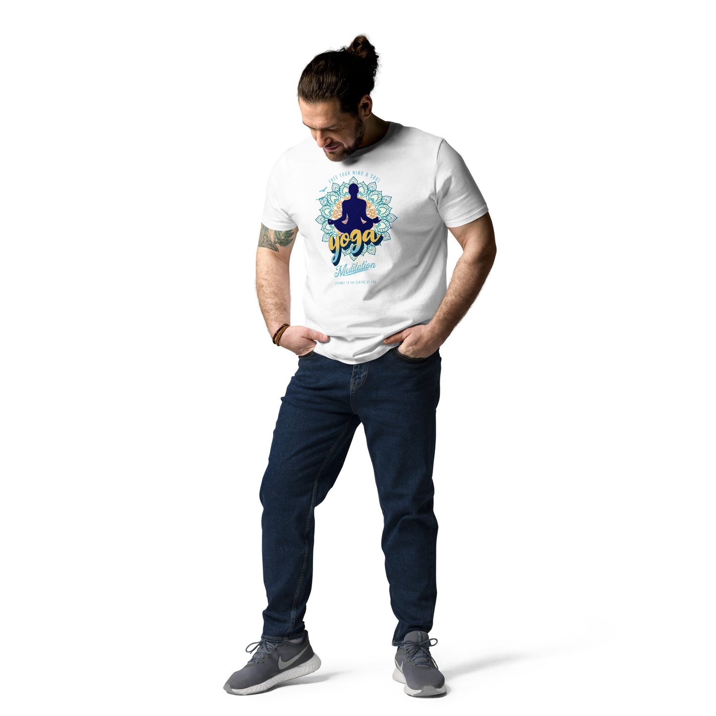 Yoga Meditation Unisex organic cotton t-shirt