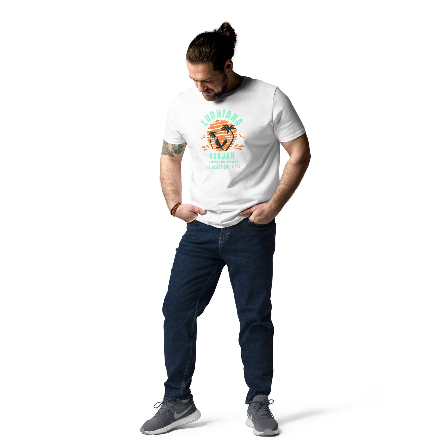 Ludhiana Punjab Unisex organic cotton t-shirt