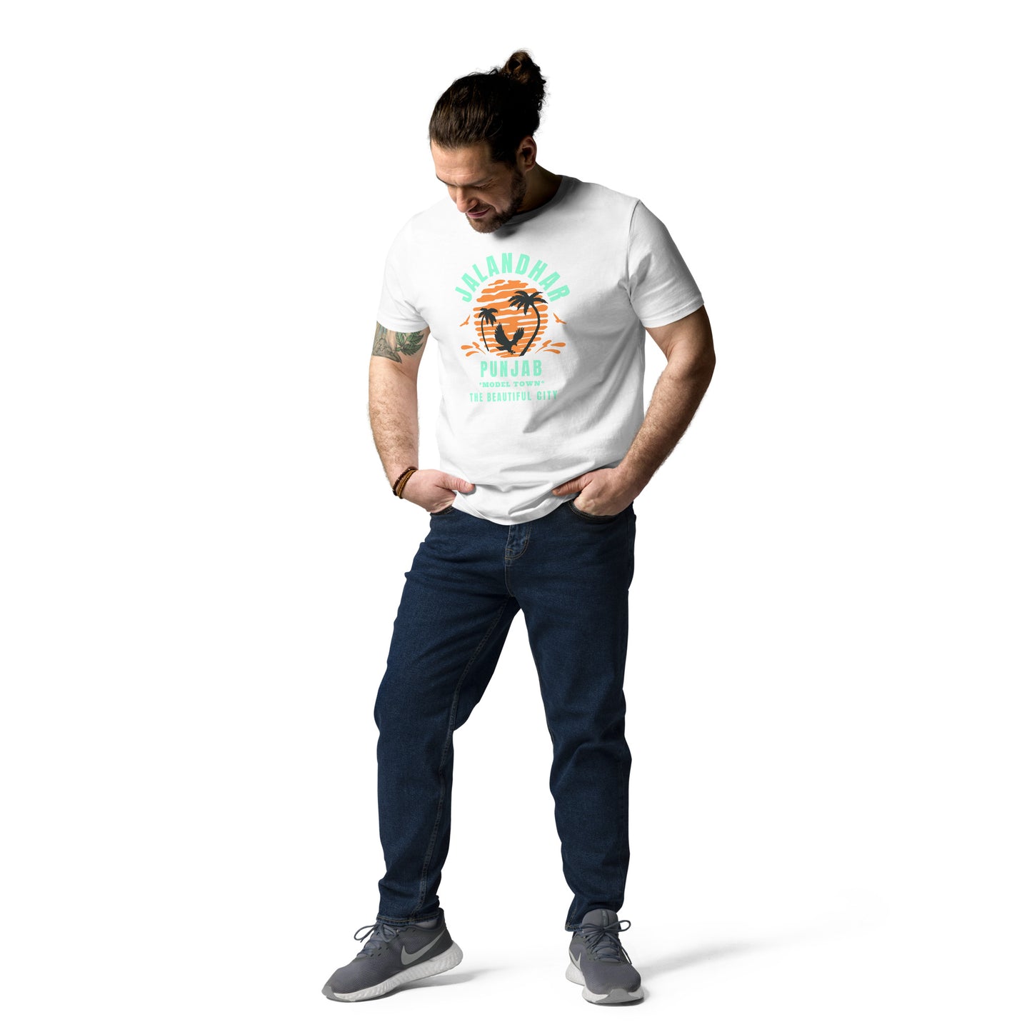 Jalandhar Punjab Unisex organic cotton t-shirt