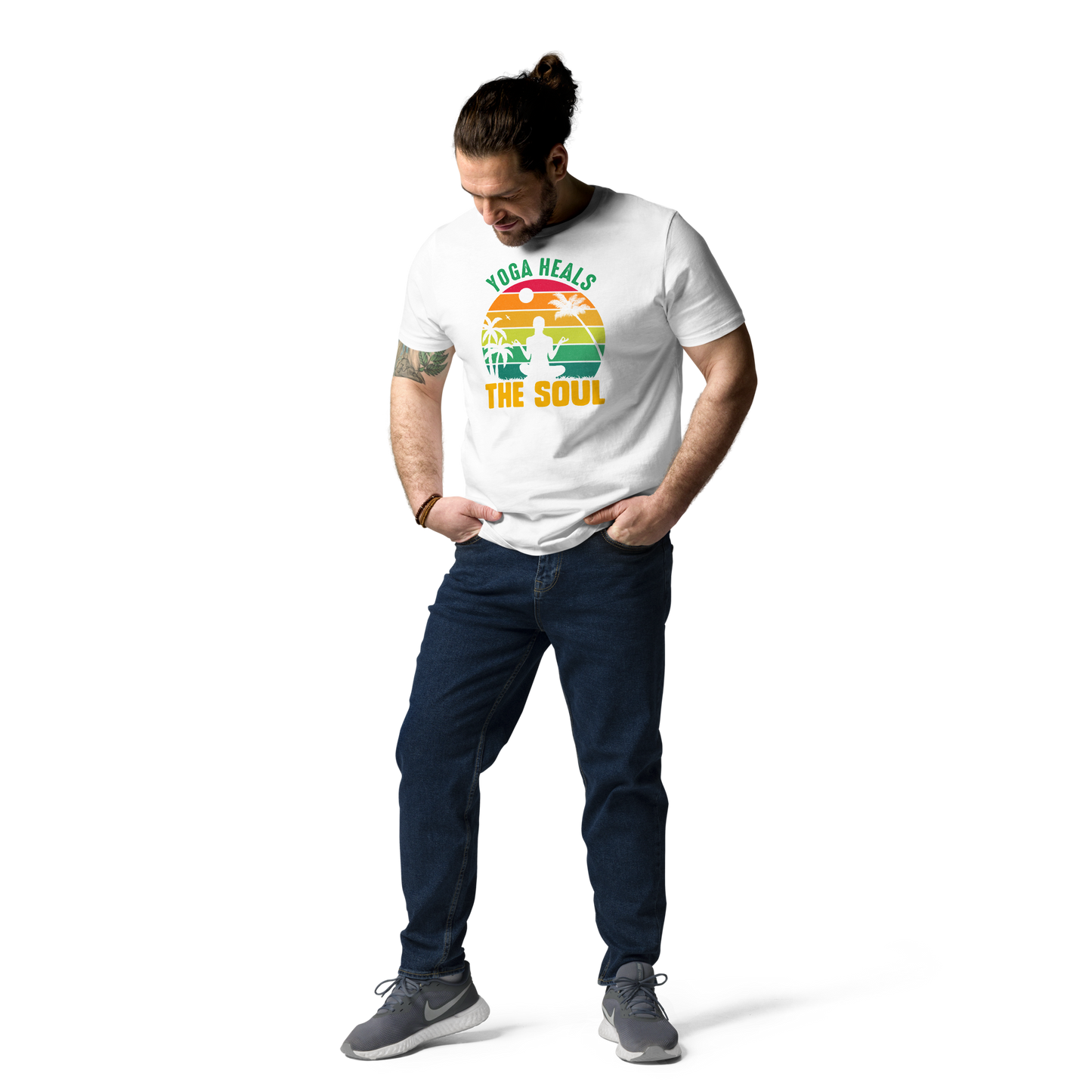 Yoga Heals The Soul Unisex organic cotton t-shirt