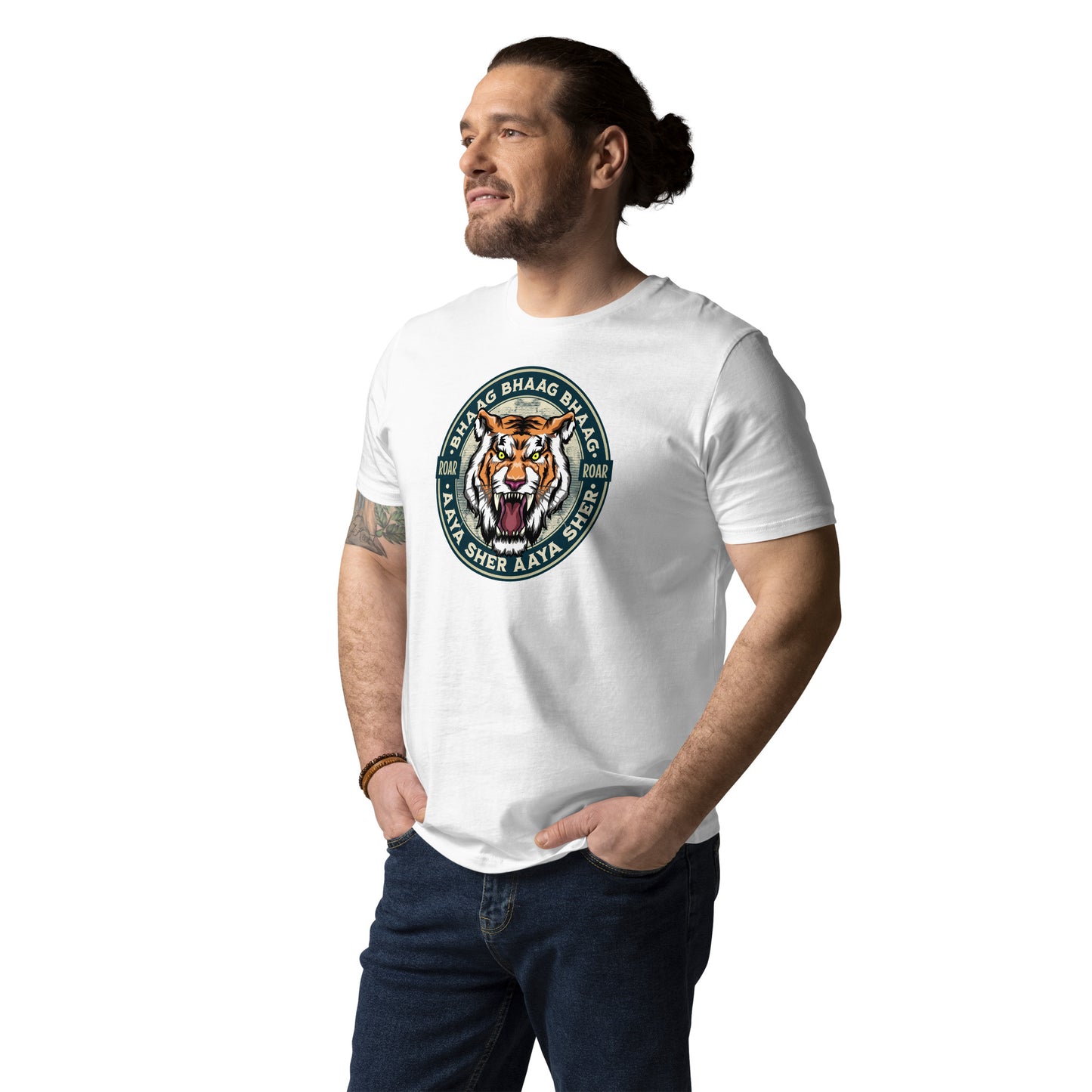 Sher Aaya Sher Unisex organic cotton t-shirt