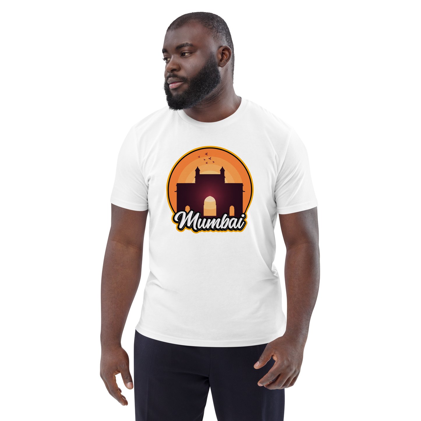 Mumbai - Unisex organic cotton t-shirt