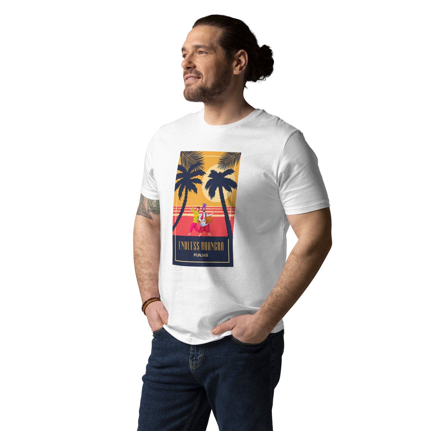 Endless Bhangra Unisex organic cotton t-shirt